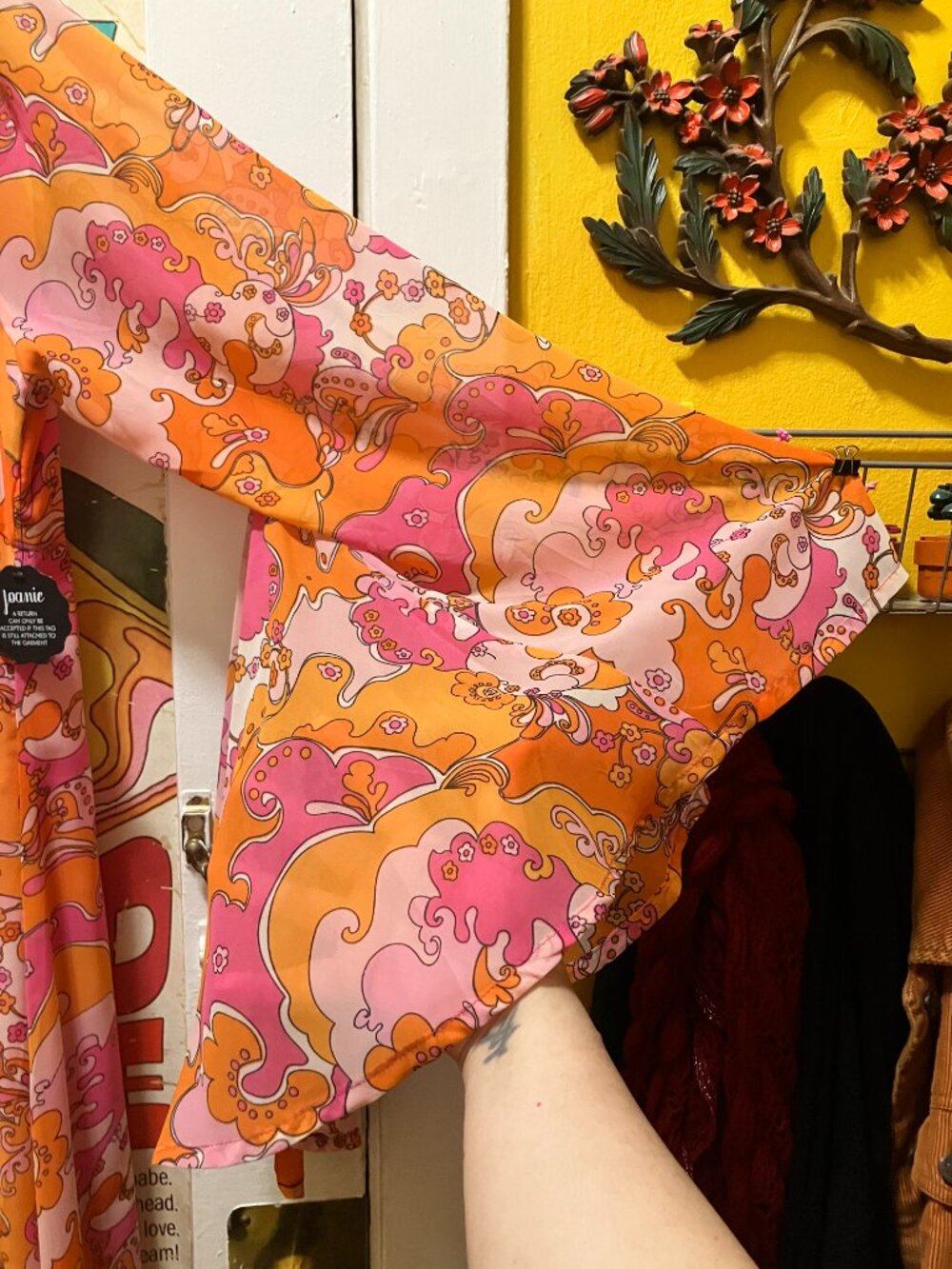 NWT Joanie Clothing x Dawn O'Porter Piña Colada Floral Maxi Dress! UK20/US16! - Picture 6 of 14